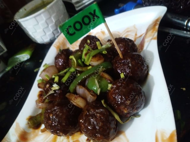 Delicious Veg Manchurian (Dry) prepared by COOX