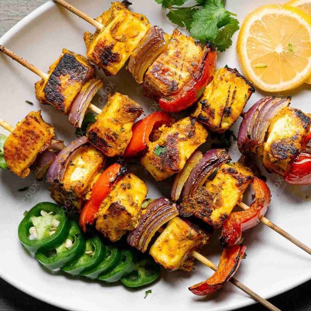 Delicious Paneer Tikka prepared by COOX