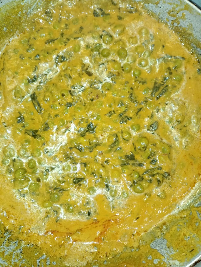 Delicious Methi Matar Malai prepared by COOX