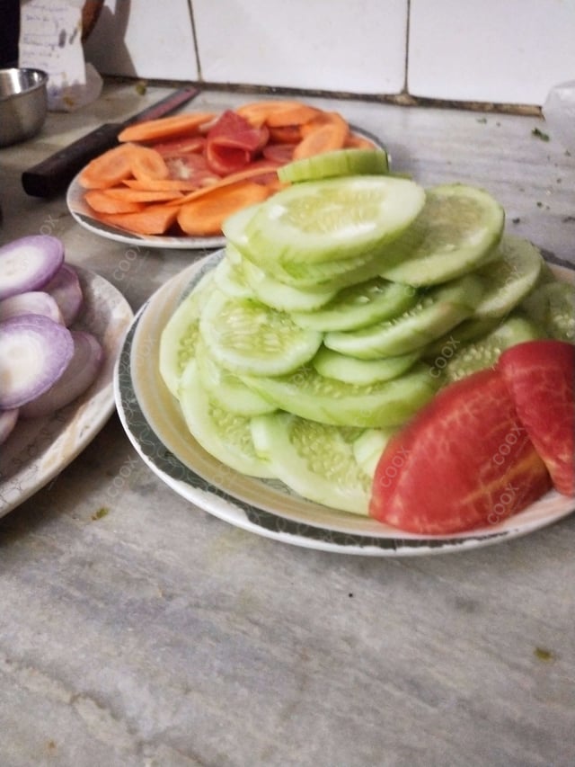 Delicious Salad, Papad prepared by COOX