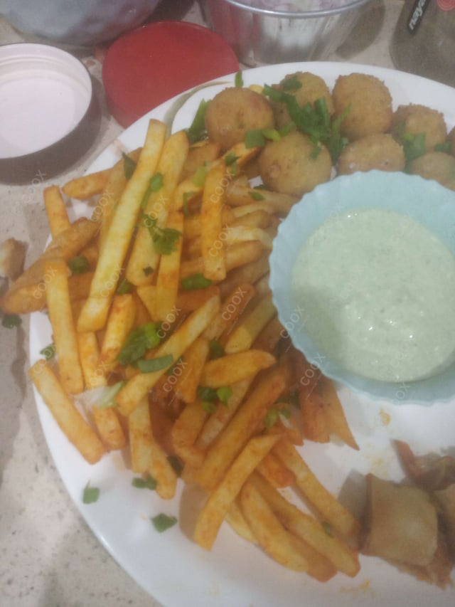 Delicious Peri Peri Fries prepared by COOX