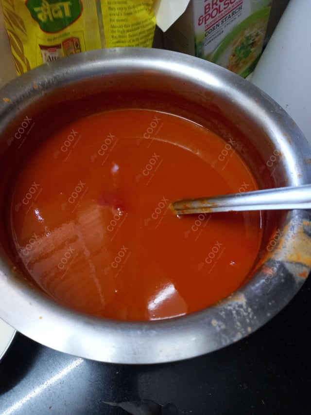 Delicious Tomato Basil Soup prepared by COOX