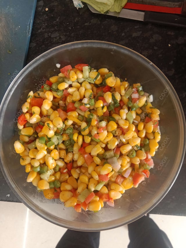 Delicious American Corn Salad prepared by COOX