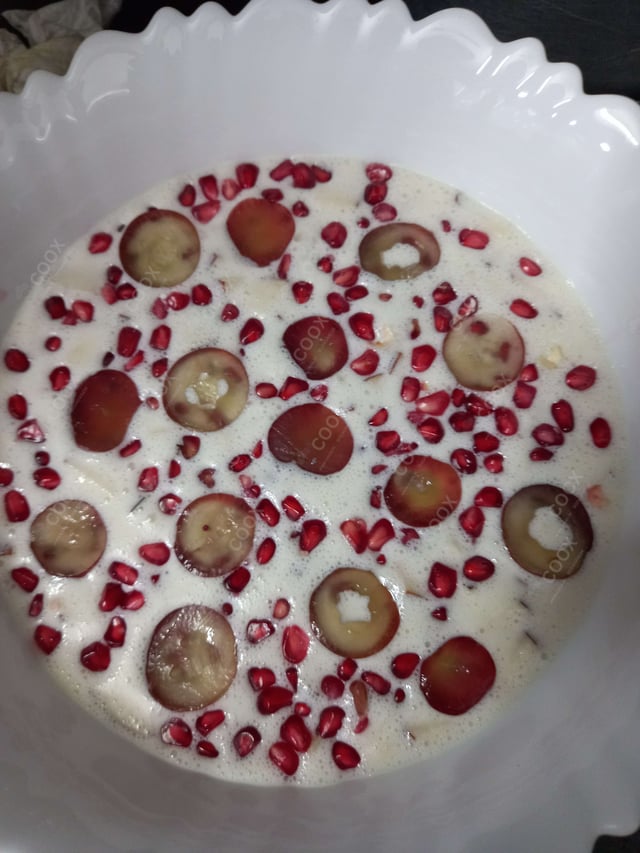 Delicious Fruit Cream prepared by COOX