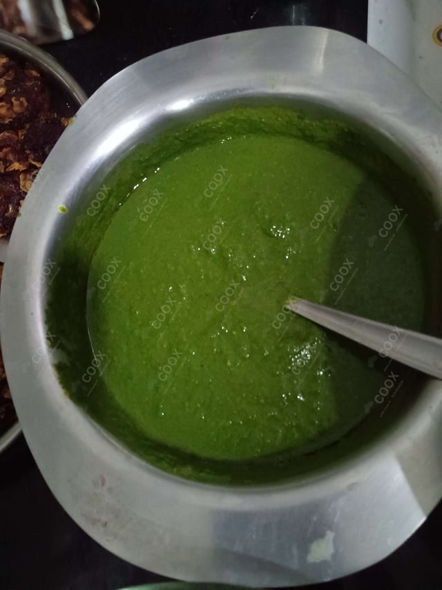 Delicious Green Chutney prepared by COOX