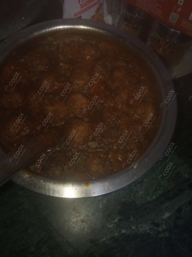 Delicious Veg Manchurian (Gravy) prepared by COOX