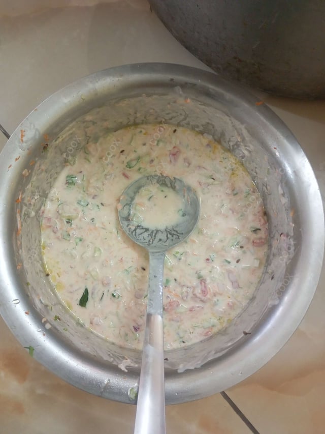 Delicious Mix Veg Raita prepared by COOX