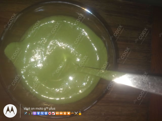 Delicious Green Chutney prepared by COOX