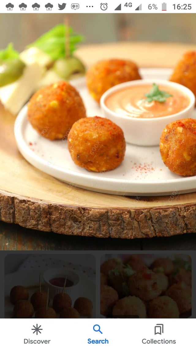 Delicious Fried Cheese Balls prepared by COOX