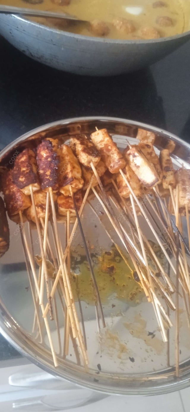 Delicious Thai Paneer Satay prepared by COOX