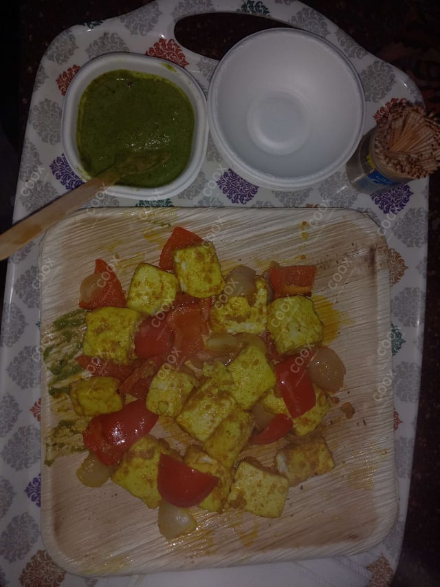 Delicious Paneer Tikka prepared by COOX