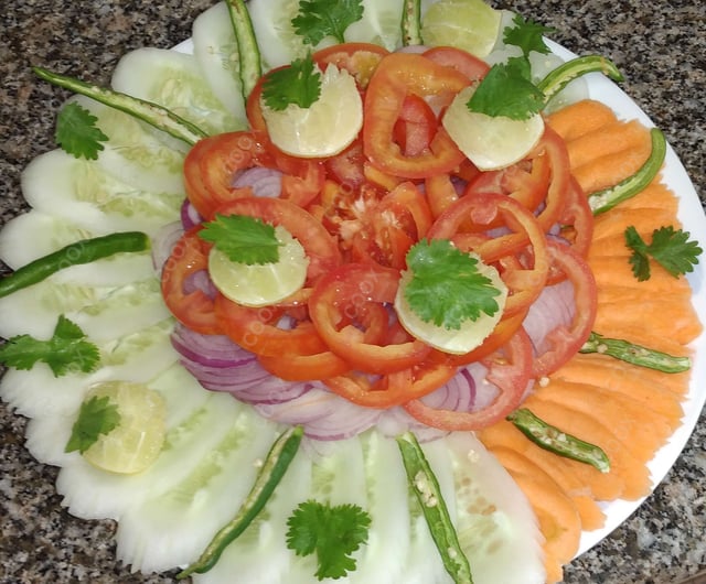 Delicious Salad, Papad prepared by COOX