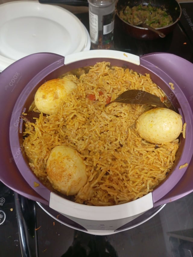 Delicious Egg Biryani prepared by COOX