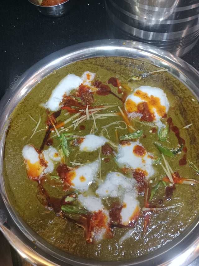 Delicious Sarso Ka Saag prepared by COOX