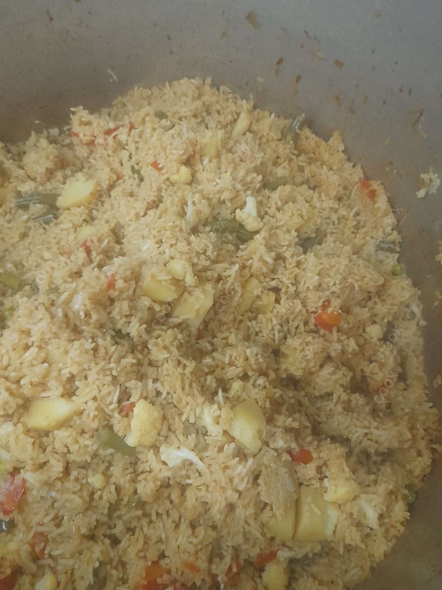 Delicious Veg Pulao prepared by COOX