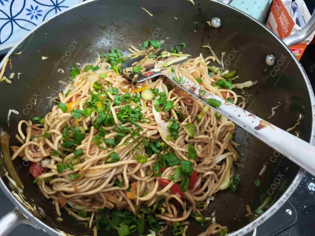 Delicious Chilli Garlic Noodles prepared by COOX