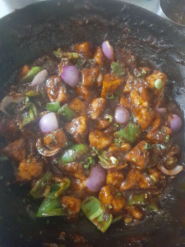 Delicious Chilli Paneer (Gravy) prepared by COOX