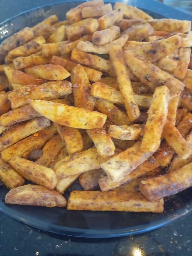 Delicious Peri Peri Fries prepared by COOX