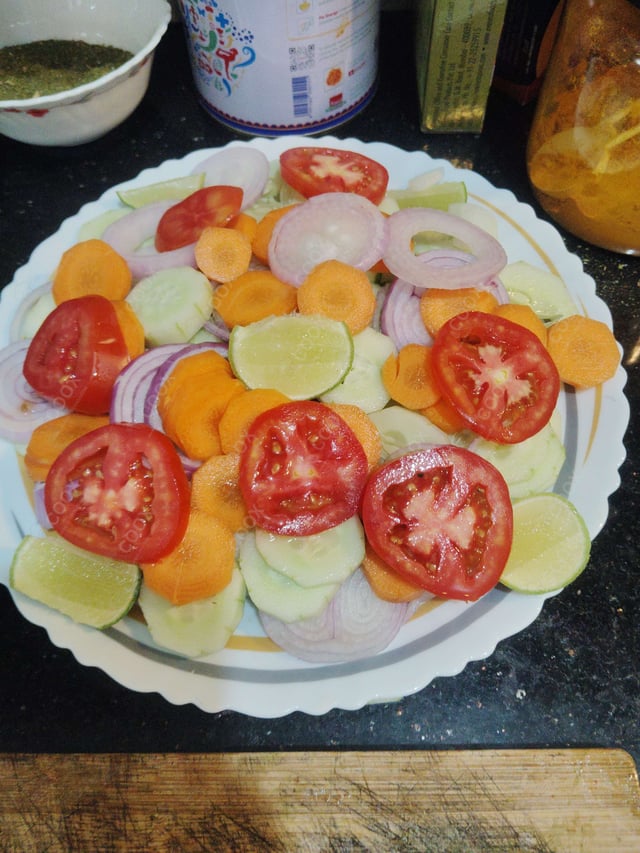 Delicious Salad, Papad prepared by COOX