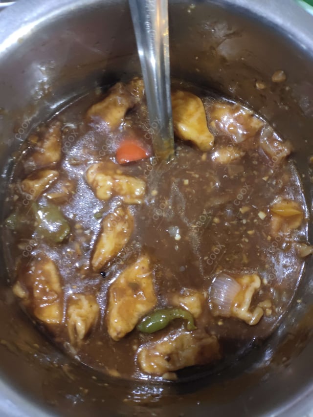 Delicious Chilli Paneer (Gravy) prepared by COOX