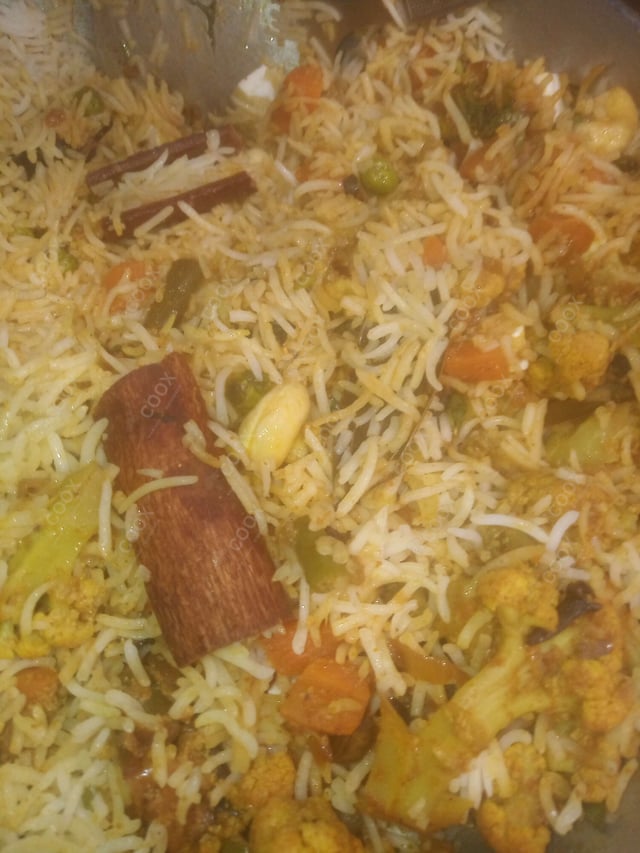 Delicious Veg Biryani prepared by COOX