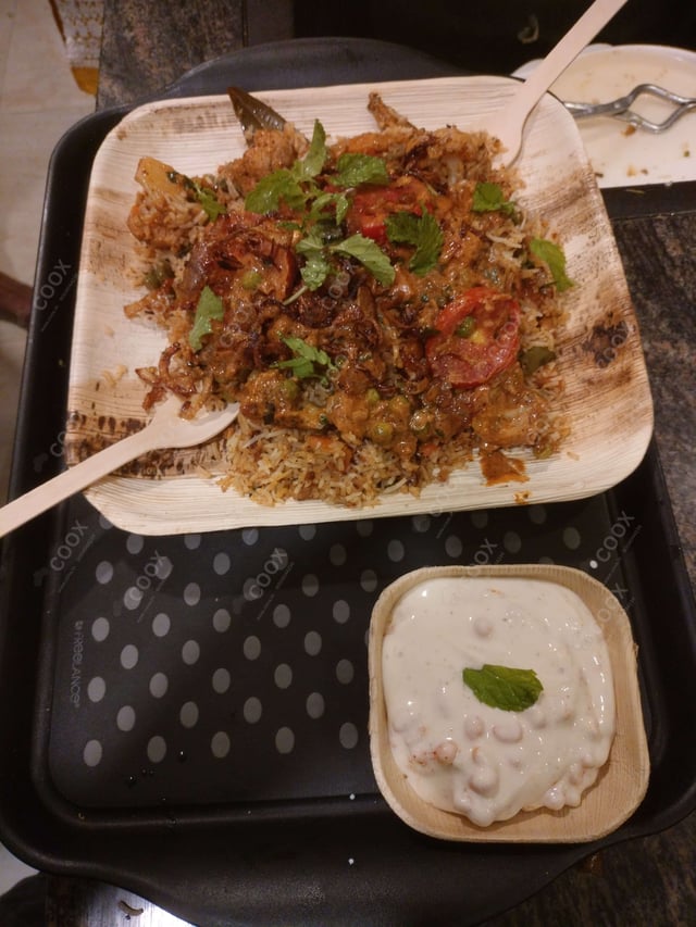 Delicious Veg Biryani prepared by COOX