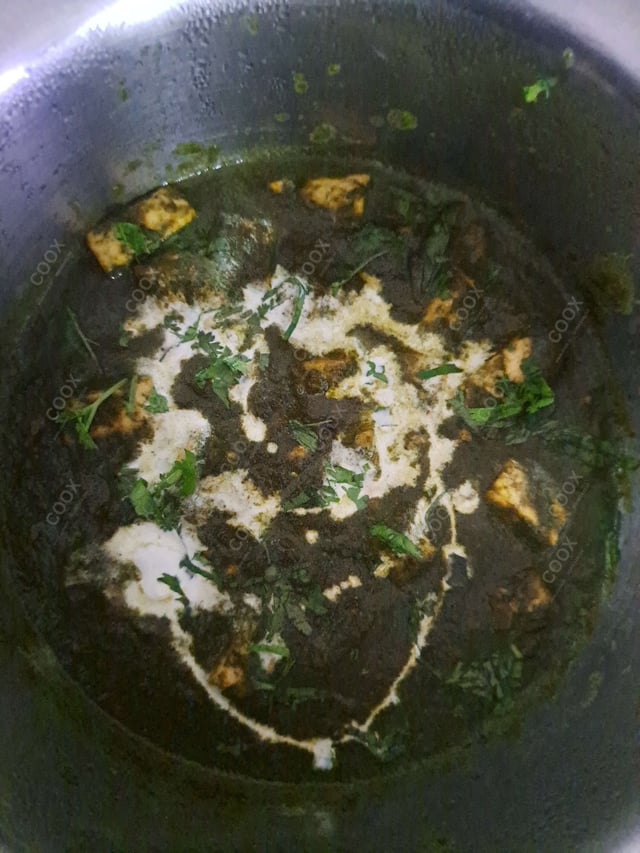 Delicious Palak Paneer prepared by COOX