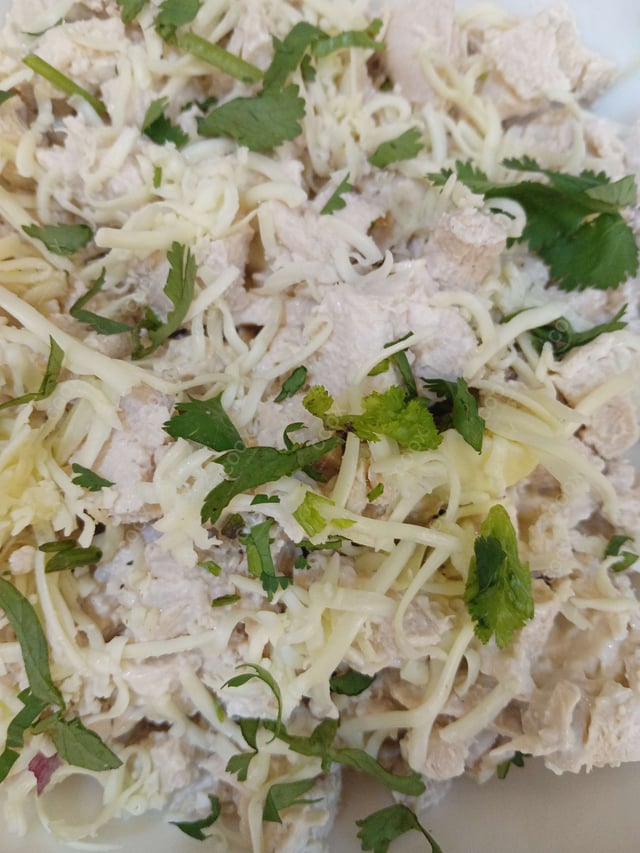 Delicious Chicken Cheese Salad prepared by COOX