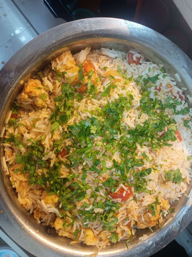 Delicious Veg Pulao prepared by COOX