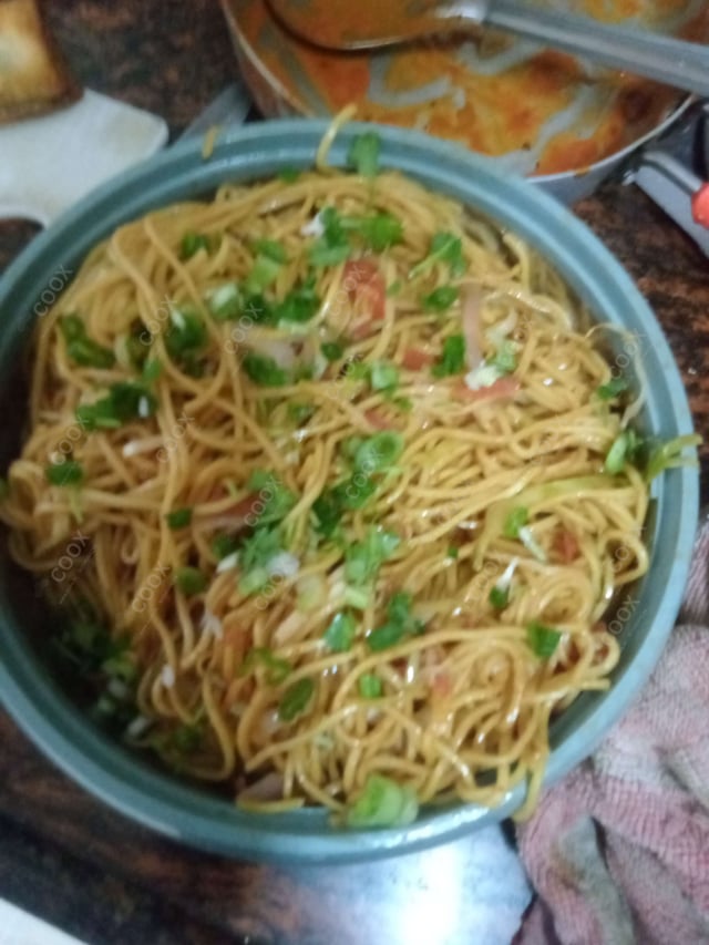 Delicious Chilli Garlic Noodles prepared by COOX