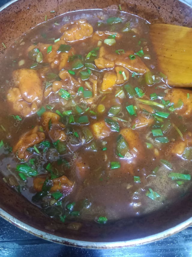 Delicious Chilli Paneer (Gravy) prepared by COOX