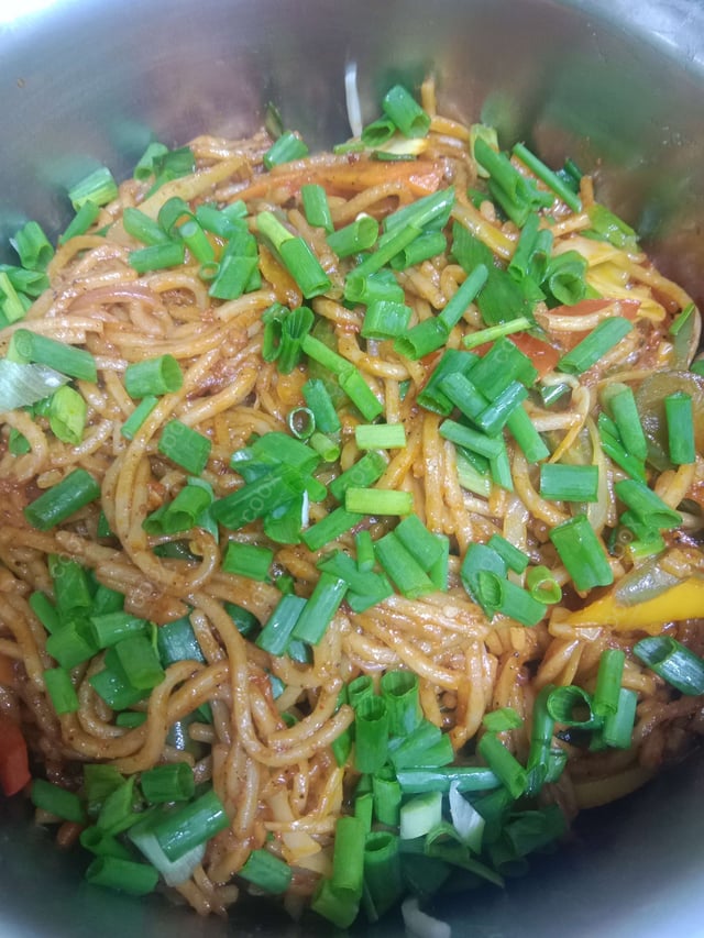 Delicious Chilli Garlic Noodles prepared by COOX