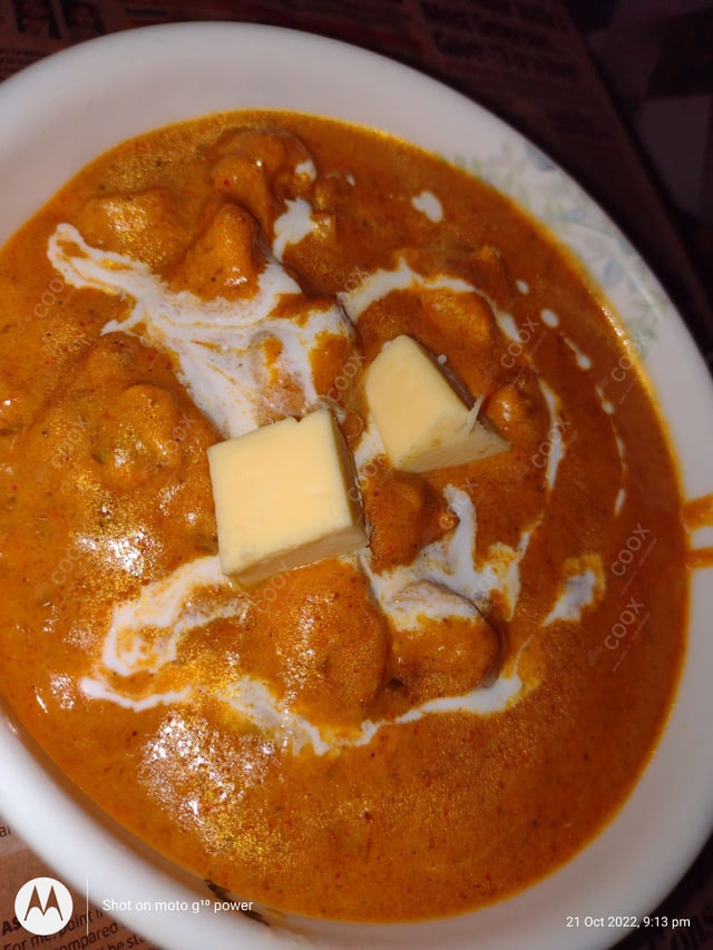 Delicious Butter Chicken prepared by COOX