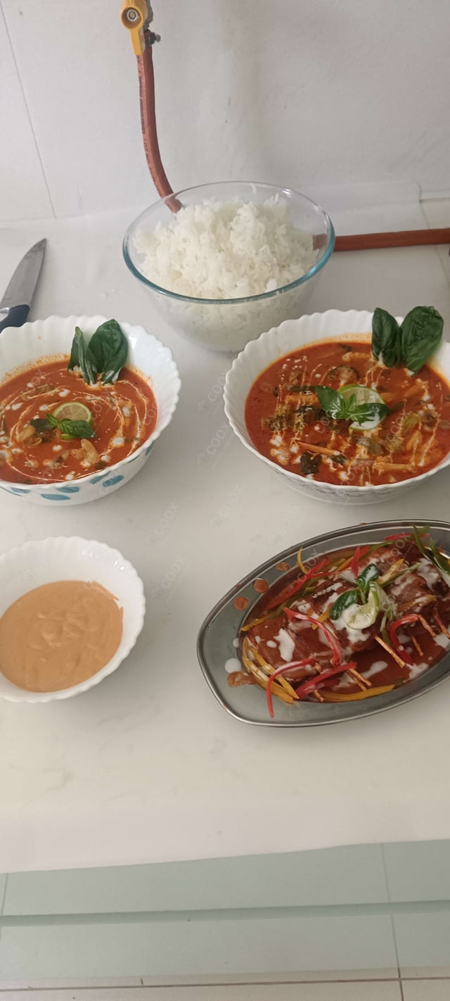 Delicious Red Thai Curry prepared by COOX