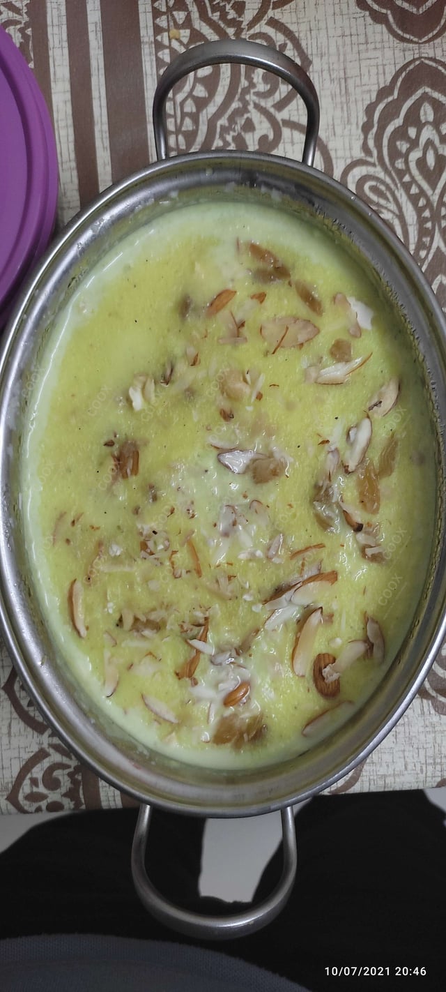 Delicious Phirni prepared by COOX