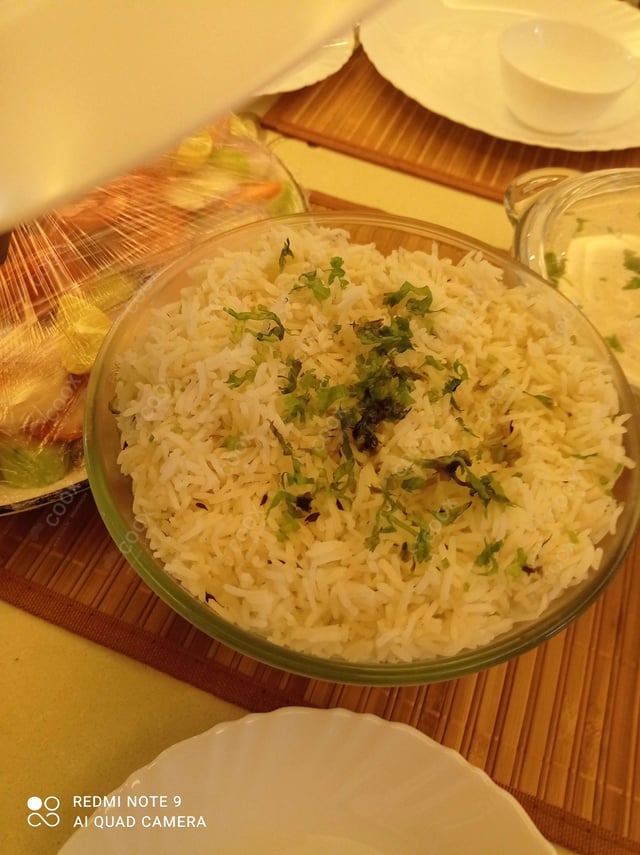 Delicious Jeera Rice prepared by COOX