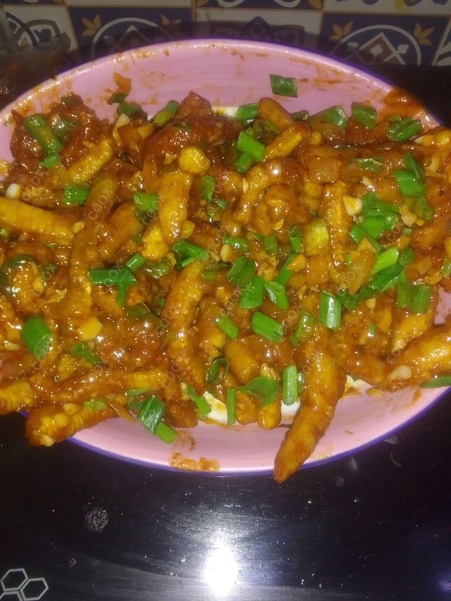 Delicious Crispy Chilli Baby Corn prepared by COOX