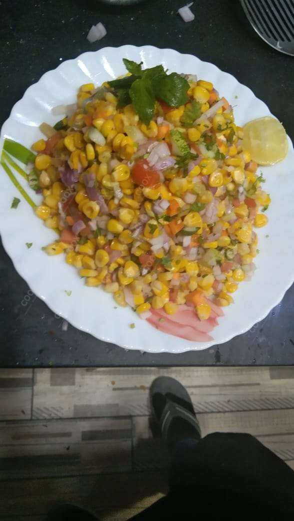 Delicious Corn Chaat prepared by COOX