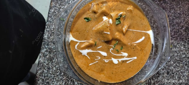 Delicious Shahi Paneer prepared by COOX