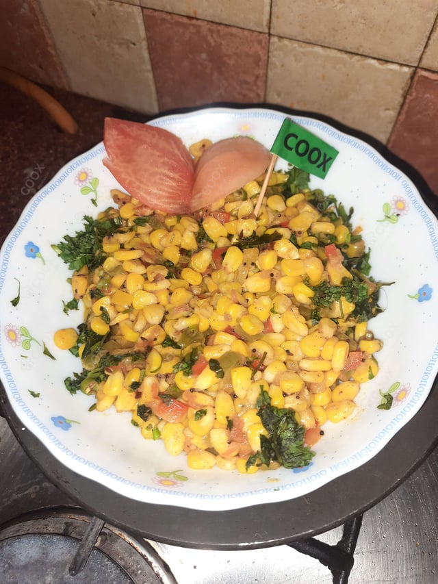 Delicious Corn Chaat prepared by COOX