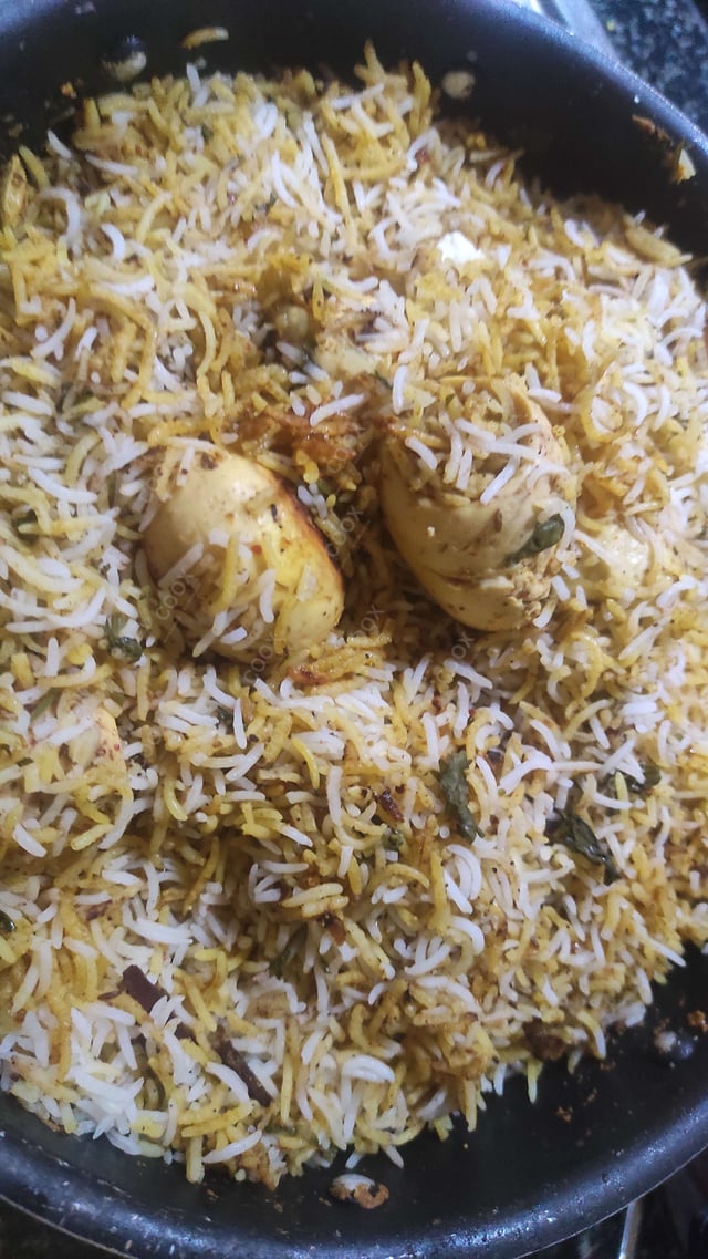 Delicious Egg Biryani prepared by COOX