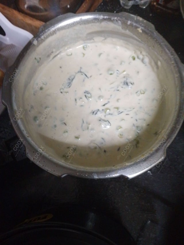 Delicious Methi Matar Malai prepared by COOX