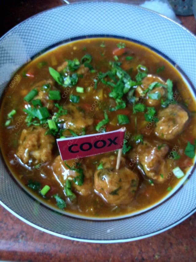 Delicious Chicken Manchurian (Gravy) prepared by COOX