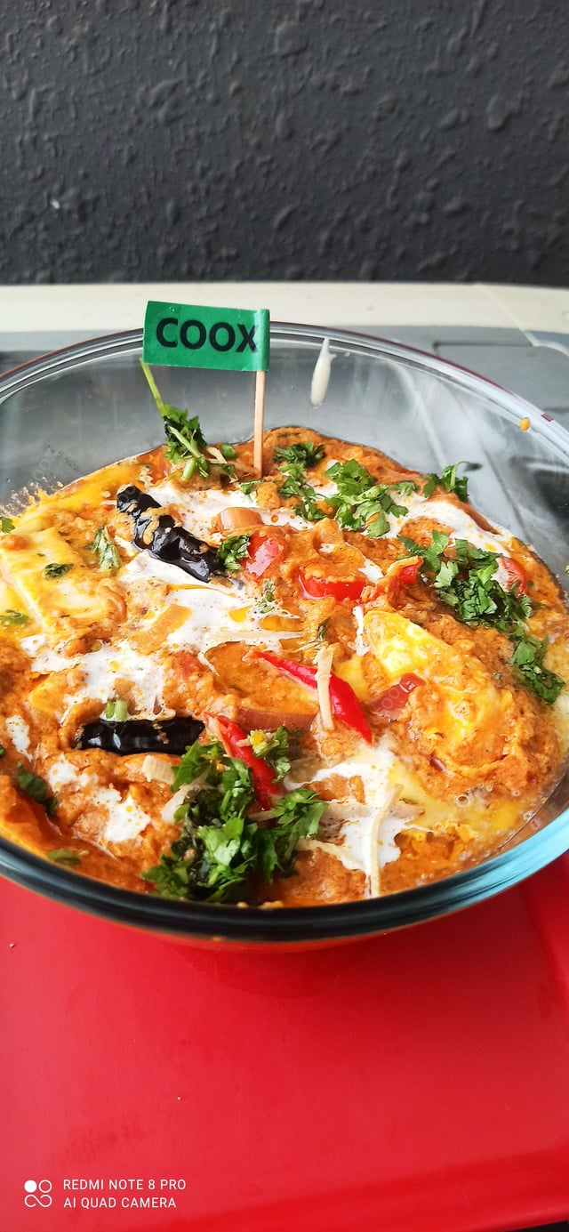 Delicious Kadhai Paneer prepared by COOX