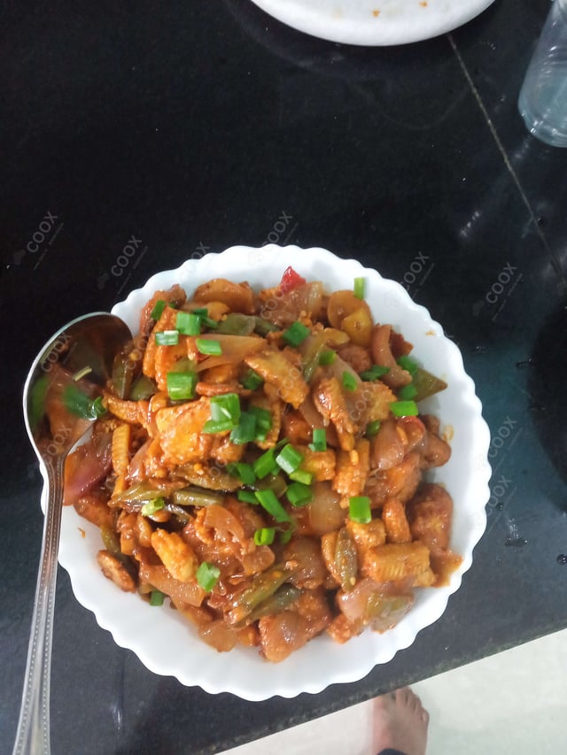 Delicious Crispy Chilli Baby Corn prepared by COOX