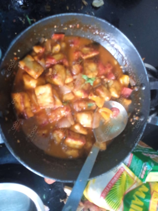 Delicious Chilli Paneer (Gravy) prepared by COOX