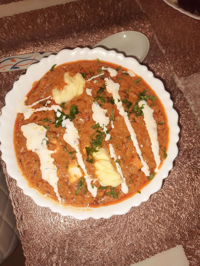 Delicious Paneer Lababdar prepared by COOX