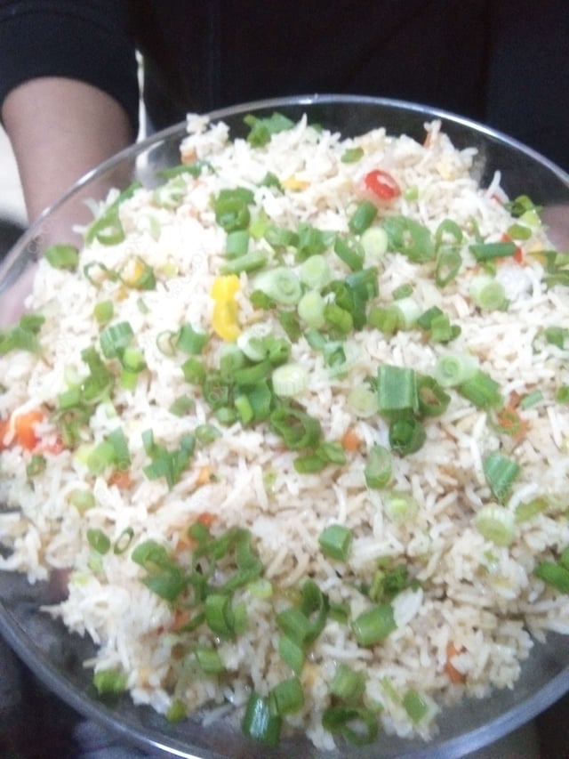 Delicious Veg Fried Rice prepared by COOX