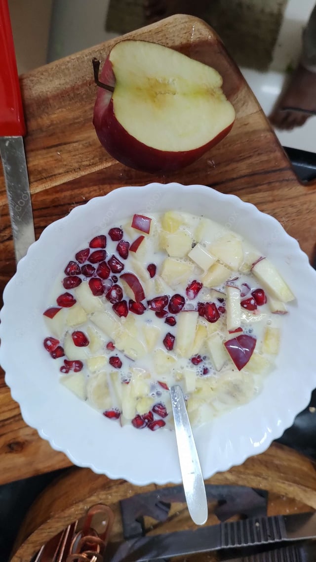 Delicious Fruit Cream prepared by COOX