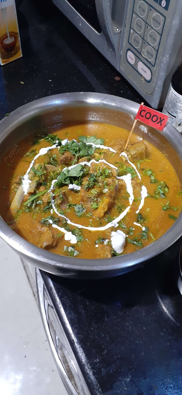 Delicious Mutton Rogan Josh prepared by COOX